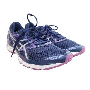 Asics Gel Excite-4 Womens Size 11 Running Shoes Navy Purple Mesh